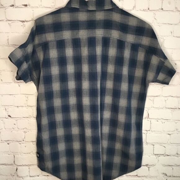 The North Face Tanami Women's Blue Plaid Short Sleeve 1/2 Button Front Shirt  SP - Picture 7 of 7